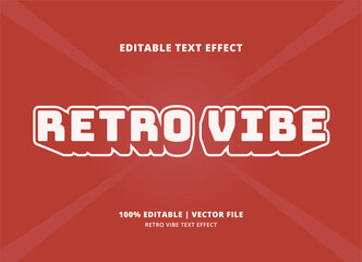 Retro Vintage Editable Text Effect