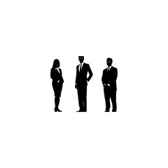 Business people silhouette  
