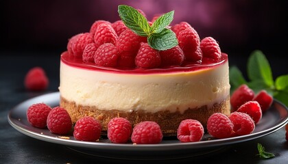 raspberry cheesecake