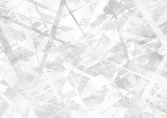幾何学模様のクール背景（グレー）