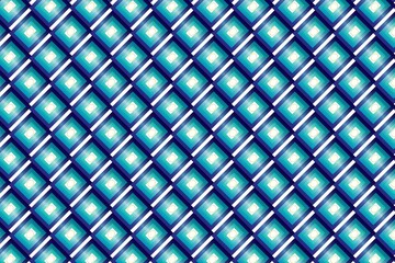 Seamless Geometrical Background Pattern Design In Blue And Sky Color Contrast