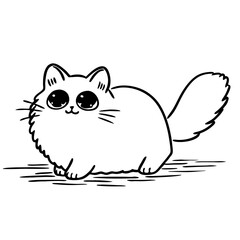 vector illustration of a cat