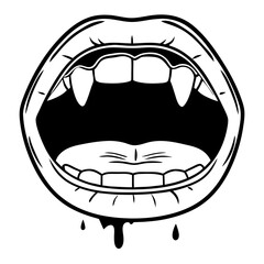 Vampire Teeth Mouth