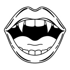 Vampire Teeth Mouth