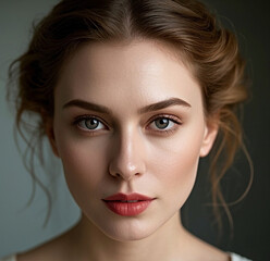 Portrait of a woman.	
