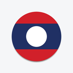 Laos  Flag Sphere Vector