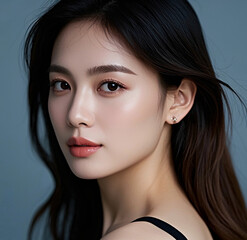 Portrait of a woman.	
