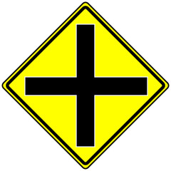 Obraz premium Crossroads traffic signs in Indonesia