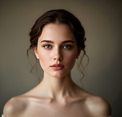 Portrait of a woman.	
