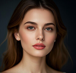 Portrait of a woman.	
