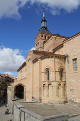 st martin church in segovia in spain 