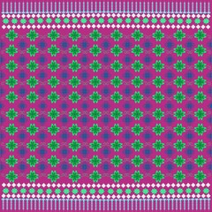 seamless background with flowers