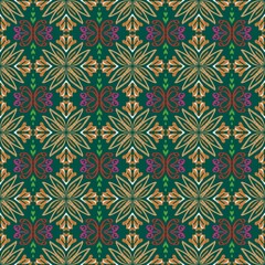 seamless pattern with flowers