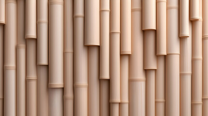 Fototapeta premium Light Tan Bamboo Forest Texture Background
