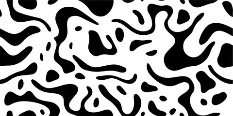 organic flowing shapes vector design