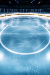 Ice Rink Empty Arena