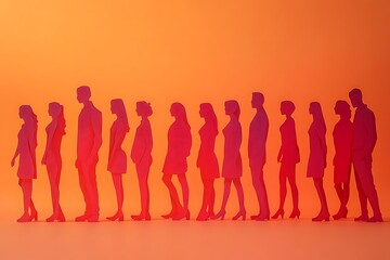 Bright Paper People Group Business Teamwork