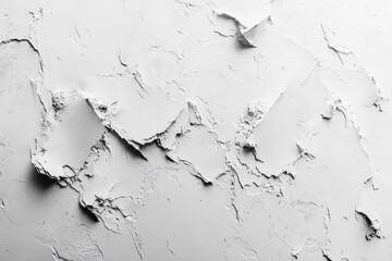 White cracked wall texture with abstract details