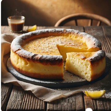 Fiadone (Corsican; pl.: fiadoni) , Corsican cheesecake