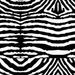 seamless pattern with zebra