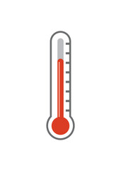 Thermometer icon set stock illustration