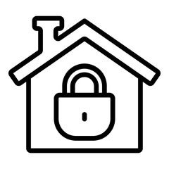 Eviction Vector Line Icon Design