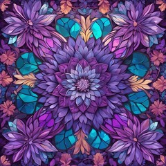 Mosaikähnlicher Grafik Hintergrund - Vorlage violett