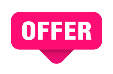 offer sticker. offer sign on transparent background