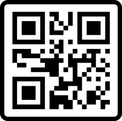 Scan QR code icon. Digital scanning qr code. QR code scan for smartphone. QR code for payment. Scan QR code symbol - stock vector.