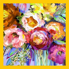 Shawl Scarf Pattern Graphic Design
