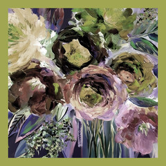 Shawl Scarf Pattern Graphic Design
