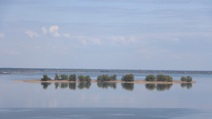 island on the Dnieper river of Ukraine