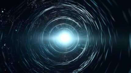 Obraz premium A mesmerizing light in a swirling vortex.