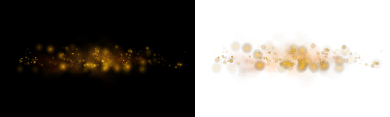 Mystical orange smoke cloud PNG for fantasy, magic or fire effects.