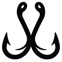 vector illustration of an anchor on white background