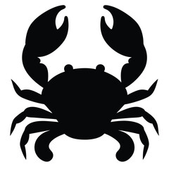 blue crab on white background