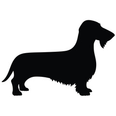 dog silhouette vector