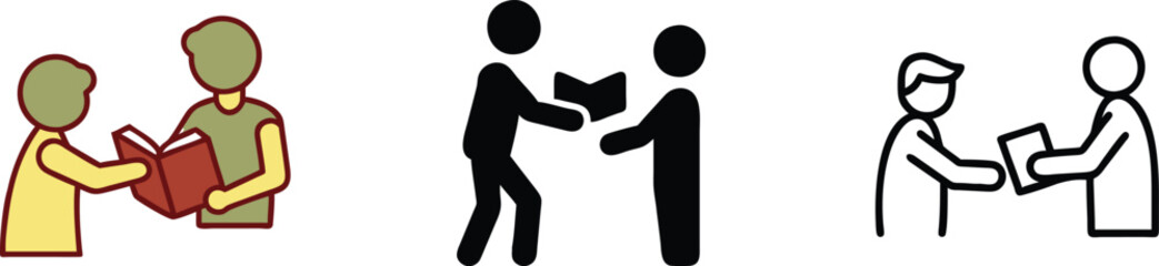 Sharing Knowledge Book Exchange, Giving, Receiving, Learning, Education