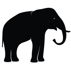 elephant silhouette vector