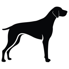 dog silhouette vector