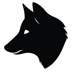 wolf head silhouette