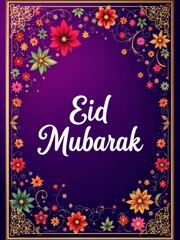 Eid Mubarak Greeting Card