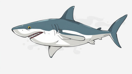 Obraz premium Shark Illustration