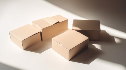 Minimalist packaging on a light surface.