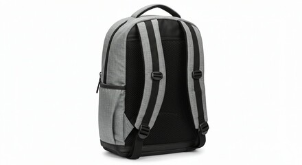 Naklejka premium School backpack with clear white background