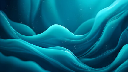 Obraz premium Abstract Blue Gradient Wave Background