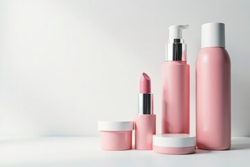 Clean, minimalist white backdrop for cosmetics , design, minimal, lotion