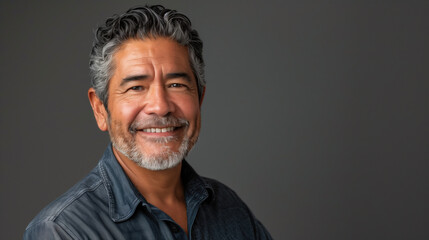 Portrait of a hispanic immigrant man / Latino immigrant	
