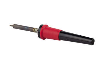 Fototapeta premium old soldering iron isolated from background