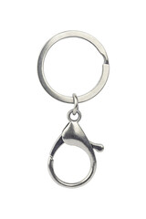 carabiner for carrying keys isolated from the background